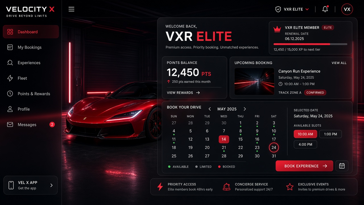VELOCITY X demo world